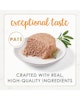 ingredientes de paté de pavo gourmet naturals