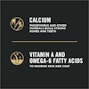 Calcium vitamin a and omega-6 fatty acids