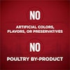 No artificial colors, flavors, or preservatives
