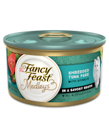 Fancy Feast Medleys Shredded Tuna Fare With Spinach in a Savory Broth Wet Cat Food 
