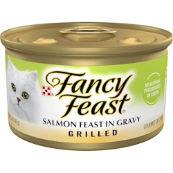 fancy feast grilled salmon in gravy