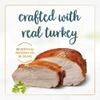 Elaborado con carne real de pavo