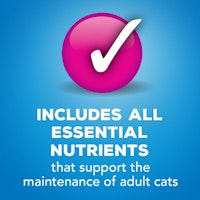 includes all essential nutrients that support the maintenance of adult cats