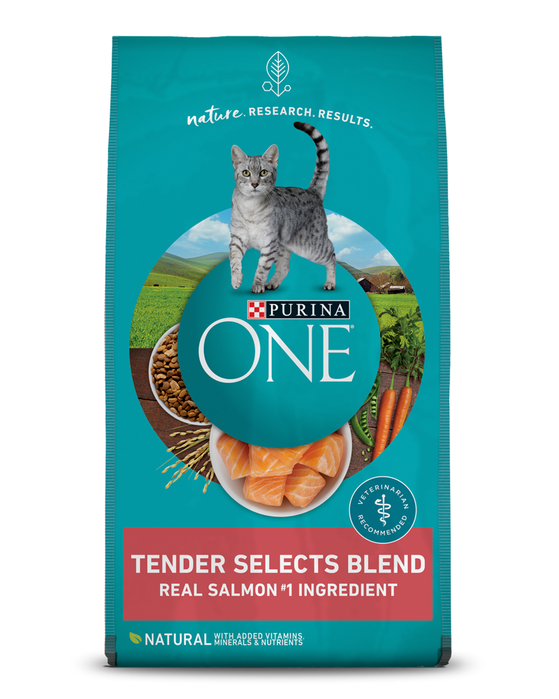 Purina ONE Tender Selects Blend Real Salmon Dry Cat Food Purina purina-one-tender-selects-blend-real-salmon-dry-cat-food-purina