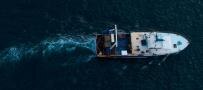 Fishing boat in open water