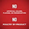 No artificial colors, flavors, or preservatives