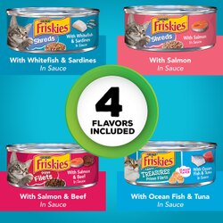Paquete variado de 32 unidades de alimento húmedo para gatos Friskies delicia es-pez-cial