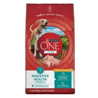 Alimento seco para perros que favorece la salud digestiva Purina ONE® +Plus