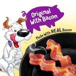 Original with bacon. Made with real bacon.