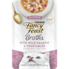 Purina Fancy Feast Broths Wet Cat Food Broth Complement Classic With Wild Salmon and Vegetables