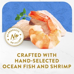 Crafted With Hand-Selected Ocean Fish & Shrimp