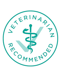 logotipo recomendado por veterinarios