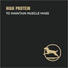 Alto en proteínas para mantener la masa muscular