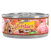 Friskies Extra Gravy Paté With Salmon In Savory Gravy Wet Cat Food package.