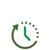 ícono de hora