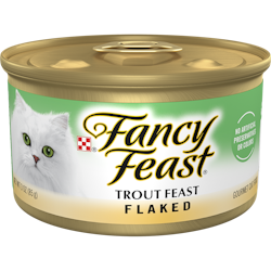 Purina Fancy Feast Wet Cat Food Flaked Trout Feast