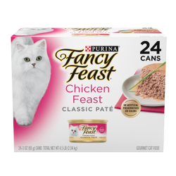Fancy Feast Classic Paté Chicken Feast Wet Cat Food Variety Pack – 24 Cans