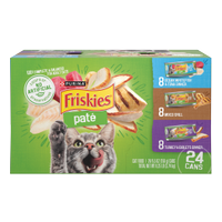 Friskies Pate Wet Cat Food Variety Pack 48 Count 