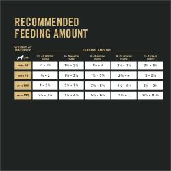 Cantidad diaria de alimento recomendada
