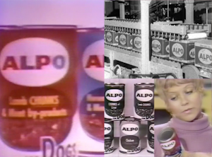 Vintage Alpo canned dog food images
