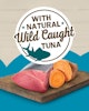 with natural wild caught tuna