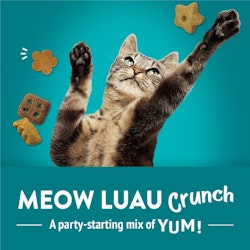 Meow Luau Crunch. A party-starting mix of yum!