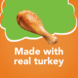 Made with real turkey