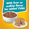 With liver or scallop flavor