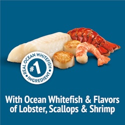 With Ocean Whitefish & Flavors of Lobster, Scallops & Shrimp