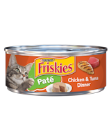 Friskies Paté Chicken & Tuna Dinner Wet Cat Food