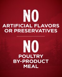 No contiene conservantes ni saborizantes artificiales. Sin harinas de subproductos de aves.