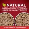 Natural with added vitamins, minerals & nutrients