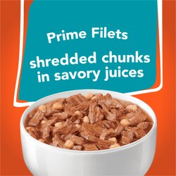 Tiras de filetes de primera en jugos sabrosos