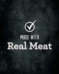 Made with real meat