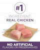 number one ingredient is real chicken