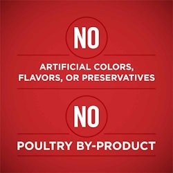 No artificial colors, flavors or preservatives