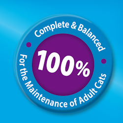 100 percent complete and balanced for maintenance of adult cats