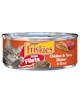 Alimento húmedo para gatos Friskies filetes de primera sabor a cena de pollo y atún en salsa preparada con jugo de cocción