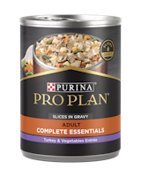 Purina Pro Plan Complete Essentials Adult Turkey & Vegetables Entrée Slices in Gravy Wet Dog Food