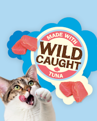 Made with wild caught tuna