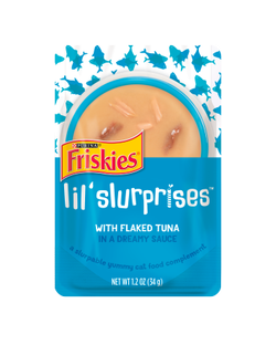 Friskies Lil Slurprises With Flaked Tuna Cat Food Compliment Friskies Lil Slurprises With Flaked Tuna Cat Food Compliment