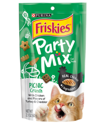 Friskies Party Mix Picnic Crunch Adult Cat Treats