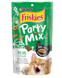 Friskies Party Mix Picnic Crunch Adult Cat Treats
