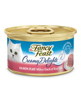 salmón con un toque de leche fancy feast creamy delights