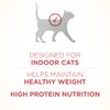 diseñado para gatos de interior, ayuda a mantener un peso saludable, nutrición rica en proteínas