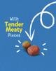With Tender Meaty Pieces
