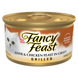 Fancy Feast Grilled Liver Chicken in Gravy