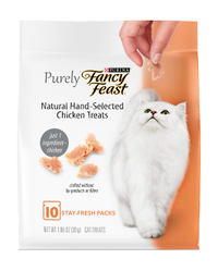 Fancy Feast Purely Natural Hand-Selected Chicken Cat Treats