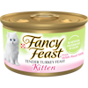 Fancy Feast Kitten Classic Paté Tender Turkey Feast Wet Kitten Food front of pack