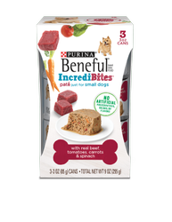 alimento para perros paté húmedo beneful incredibites sabor a carne de res